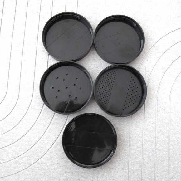 Magic Bullet Original set of 5 black replacement top lids for Magic Bullet - Picture 4 of 4